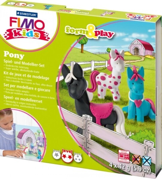 FIMO kids form & play Pony