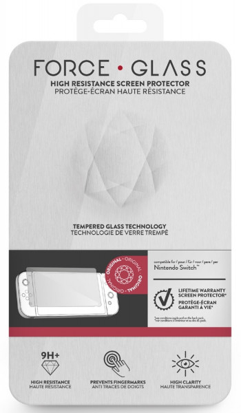 Nintendo Switch Force Glass - Screen Protector Glass 9H+ [NSW]