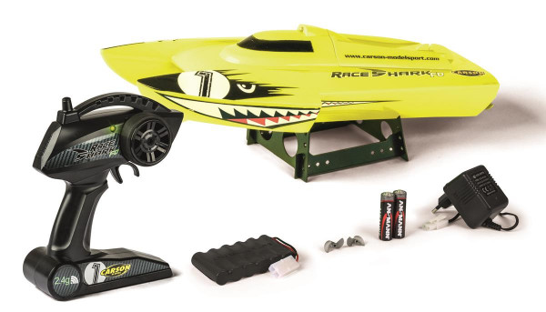 CARSON RC Sport - Race Shark FD 2.4G 100% RTR gelb