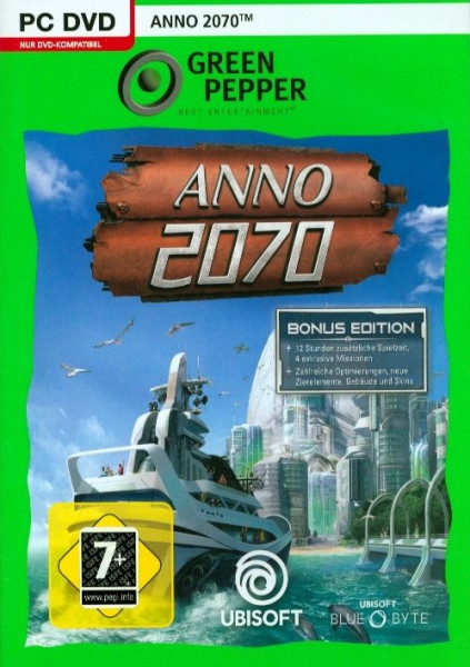 Green Pepper: Anno 2070 - Bonusedition [DVD] [PC] (D)