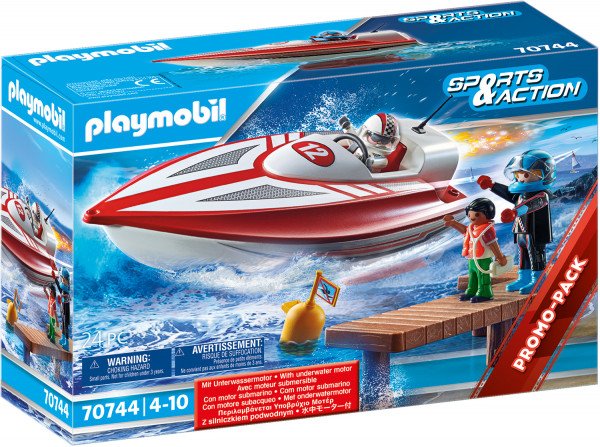 PLAYMOBIL® 70744 - Speedboot mit Unterwassermotor