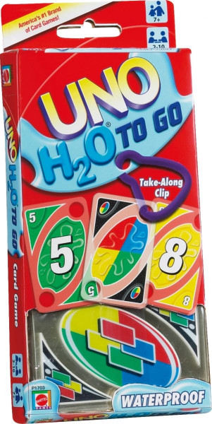 Mattel Spiele - UNO H2O To Go