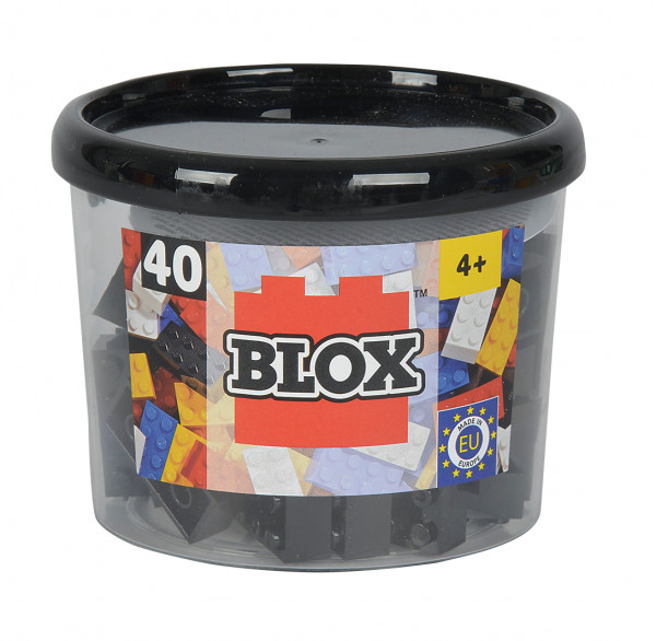 Simba - Blox 40 schwarze 8er Steine in Dose