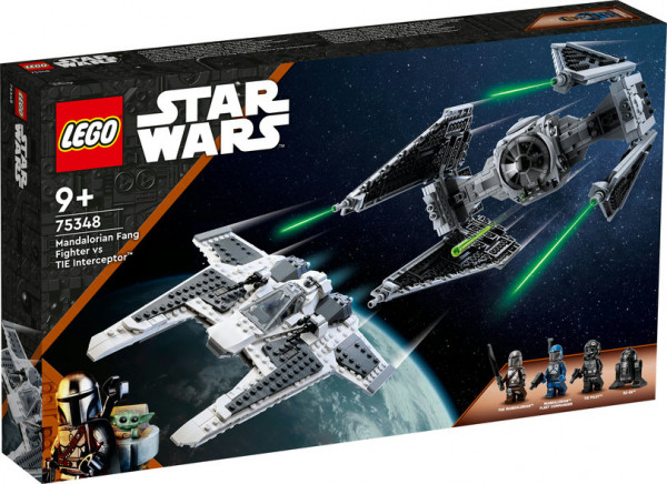 LEGO® Star Wars 75348 - Mandalorianischer Fang Fighter vs. TIE Interceptor