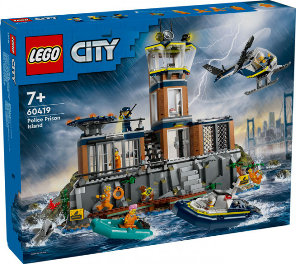LEGO® CITY 60419 - Polizeistation auf der Gefängnisinsel