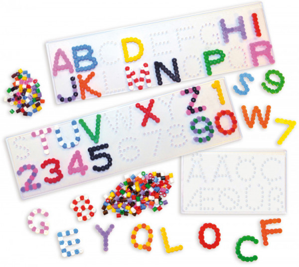 Playbox - Steckplatten Buchstaben & Zahlen