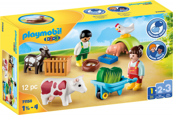 PLAYMOBIL® 71158 - Spielspaß auf dem Bauernhof