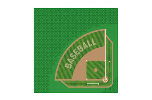Wange 8818 - Baseplate Baseballfeld 32x32 Noppen