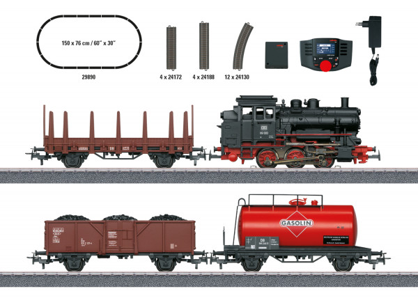 Märklin 29890 - Digital-Startpackung "Güterzug mit BR 89.0"