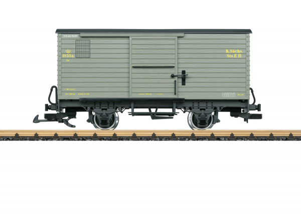 LGB L40272 - K. Sächs. Sts. E.B. gedeckter Güterwagen 1855 K