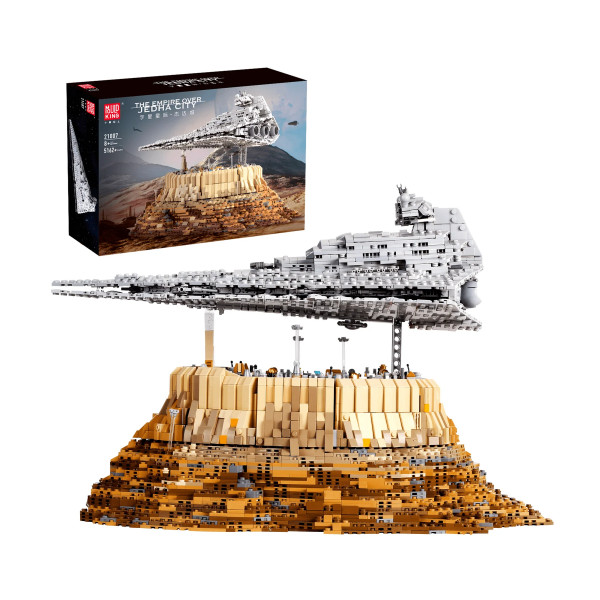 MOULD KING 21007 - Destroyer Cruise Ship The Empire Over Jedha City