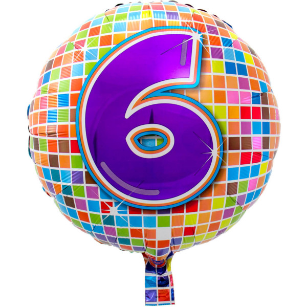 6. Geburtstag Folienballon / Heliumballon