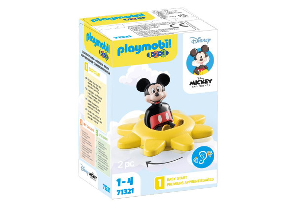 PLAYMOBIL® 71321 - 1.2.3 & Disney: Mickys Drehsonne mit Rasselfunktion