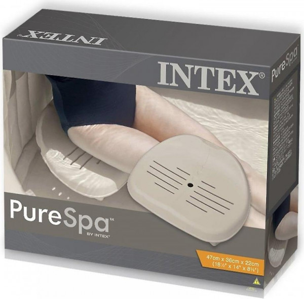 Intex 28502 - Kunststoffsitz Intex für aufblasbaren Whilpool Pure Spa beige höhenverstellbar