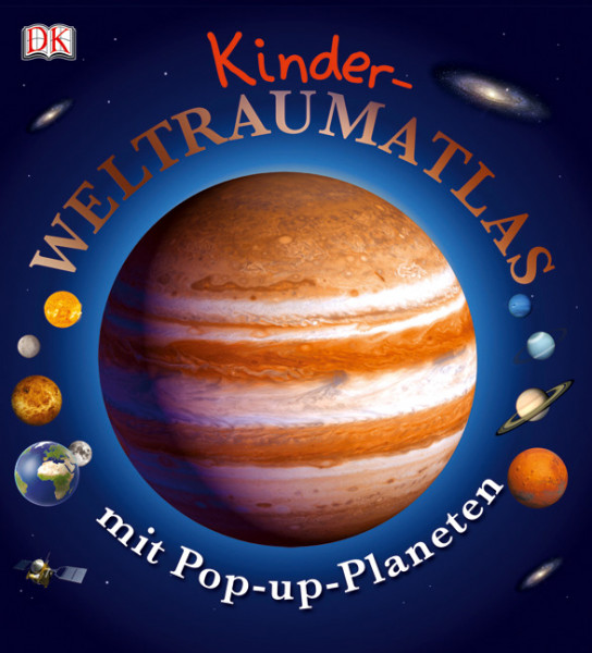 Kinder-Weltraumatlas mit Pop-up-Planeten