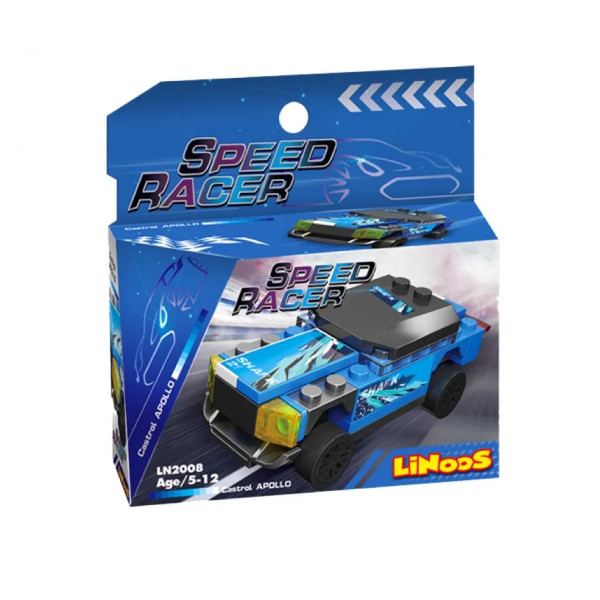 Linoos LN2008 - Speed Racer Muscle Car Blau