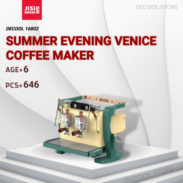 DECOOL 16802 - Sommerabend-Venedig-Kaffeemaschine