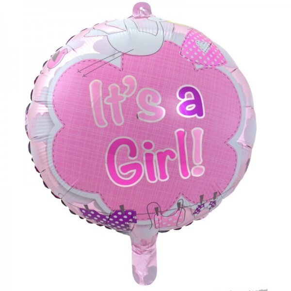 Folienballon It‘s a Girl mit Helium