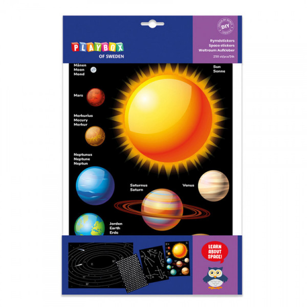 Playbox - Bastelset Weltraumaufkleber