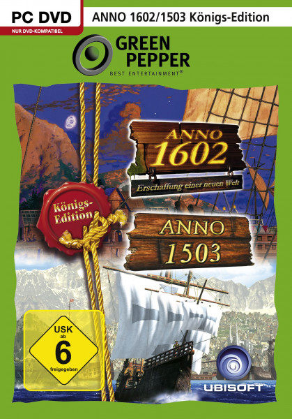 Green Pepper: Anno 1503 + Anno 1602 Königsedition [DVD] [PC] (D)