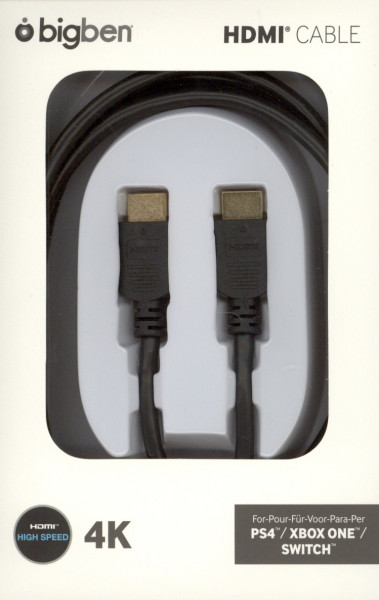 HDMI 2.0a Cable 2m - black [NSW/PS5/PS4/XSX/XONE]