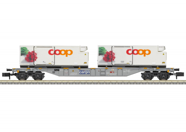 MiniTrix T15493 - Containertragwagen "coop®"