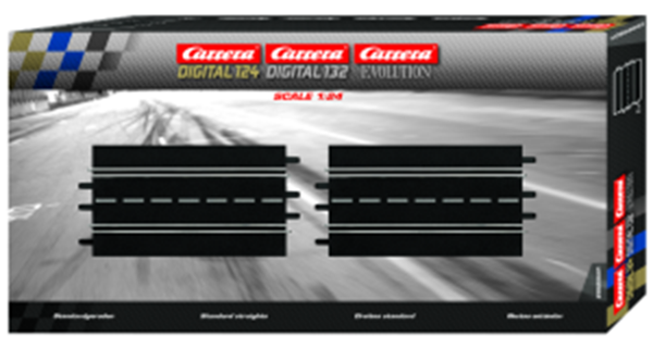 Carrera 124/132 Digital 1:24 Standardgerade 2 Stk.