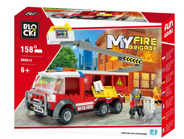 BLOCKI – MyFireBrigade Hubarbeitsbühne für Feuerwehrfahrzeuge