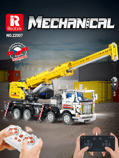 Reobrix 22007 - Construction Crane Truck - Baustellen Kranwagen