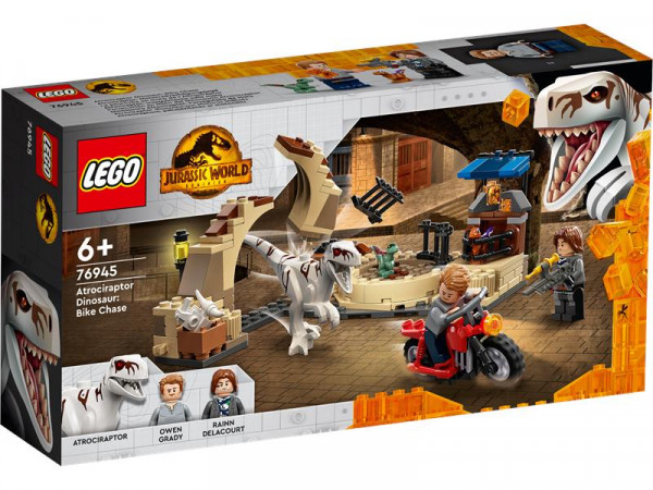 LEGO® Jurassic World 76945 - Atrociraptor: Motorradverfolgungsjagd