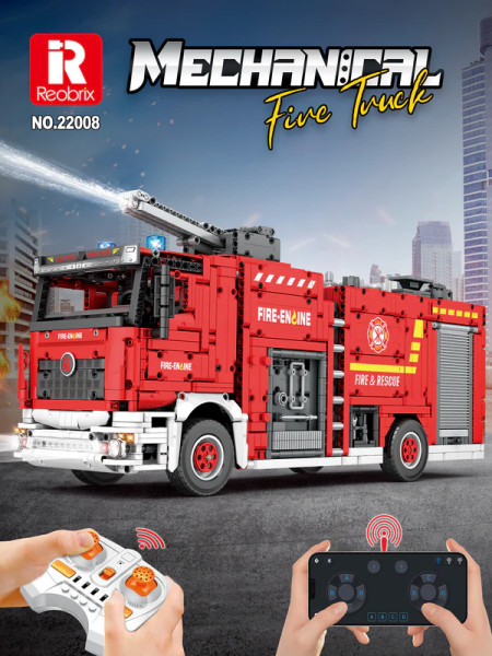 Reobrix 22008 - Fire Truck Fire Rescue w. Watertank - Tanklöschfahrzeug