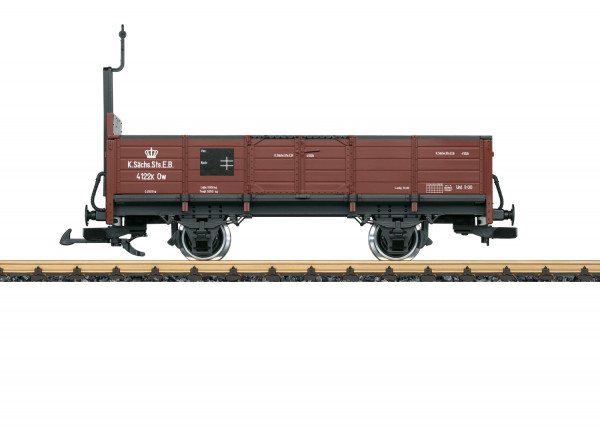 LGB L40274 - K. Sächs. Sts. E.B. offener Güterwagen 4122 K