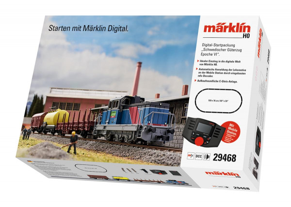 Märklin 29468 - Digital-Startpackung "Schwedischer Güterzug Epoche VI"