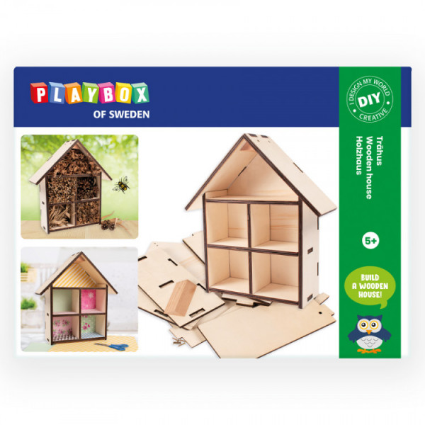 Playbox - Bastelset Holzhaus