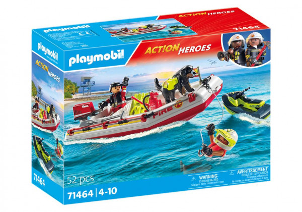 PLAYMOBIL® 71464 - Feuerwehrboot mit Aqua Scooter