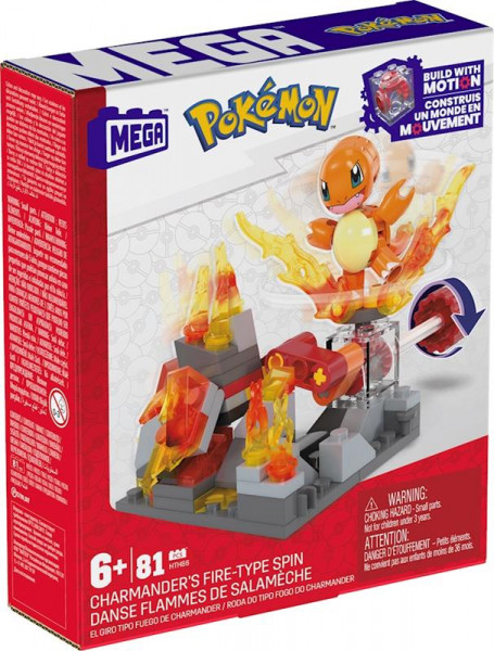 Mega Construx - Pokémon Glumandas feurige Drehung