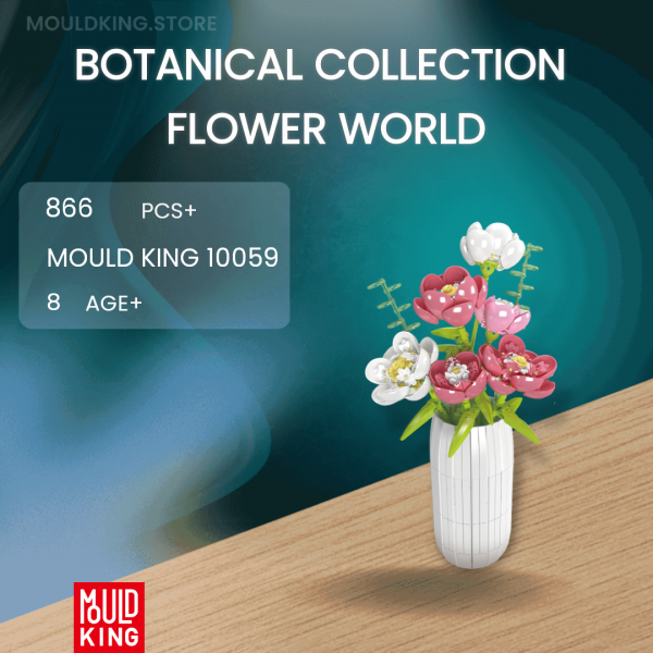 Mould King 10059 - Botanical Collection Flower World