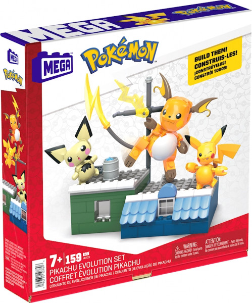 Mega Construx - Pokémon Pikachu Evolution Set